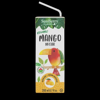 Sunberry Organic Mango Nectar, 32x200ml