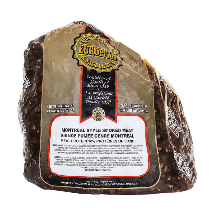 Erie Meats Montreal Smoked Meat $21.99/kg (Costco Online)