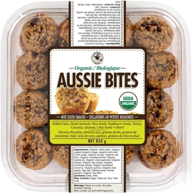 Aussie Bites, Organic Bite Sized Snacks, 850g