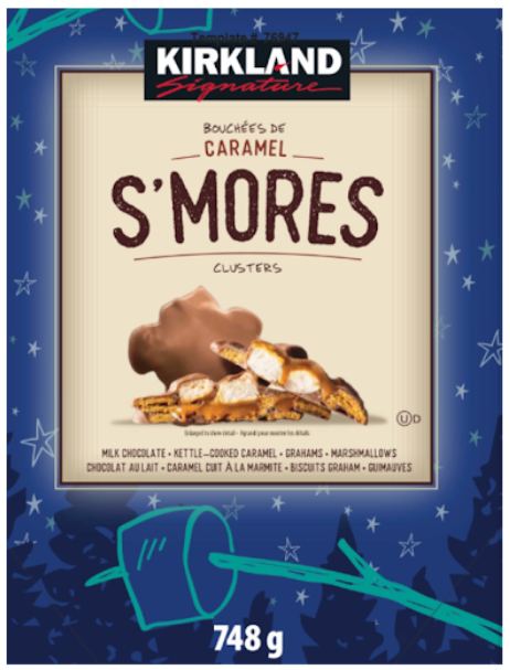 Kirkland S'Mores Caramel Clusters, 748g