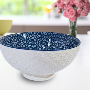 Japanese Flower Porcelain Bowl