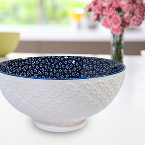 Japanese Flower Porcelain Bowl