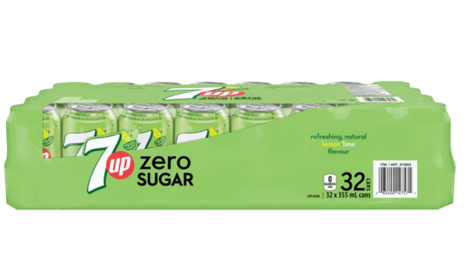 7-UP Zero 32 Ã— 355 mL