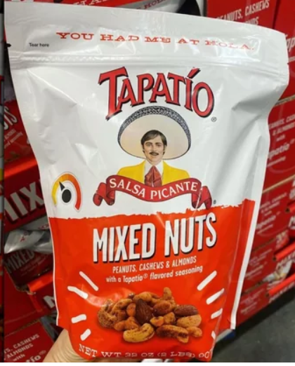 Tapatio Salsa Picante Mixed Nuts, 907g