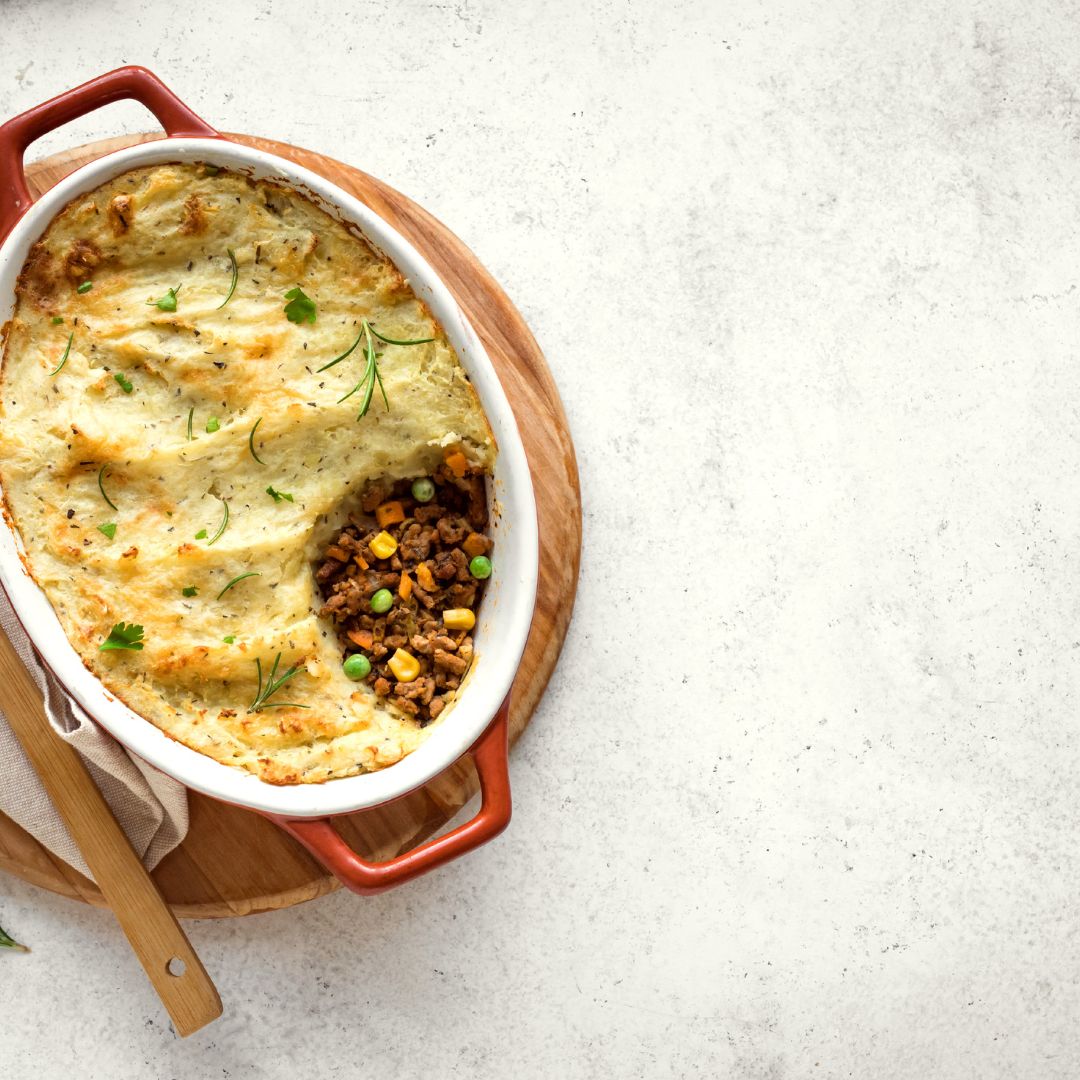 Traditional Shepherds Pie, GF, Serves 4