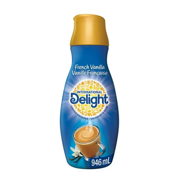 International Delight Coffee Whitener, French Vanilla, 946ml