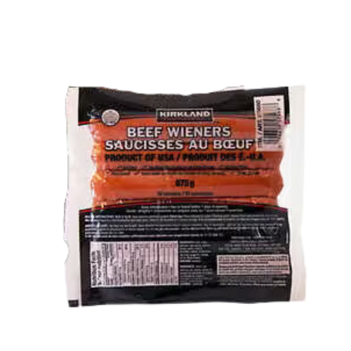 Kirkland All Beef Wieners, 675G