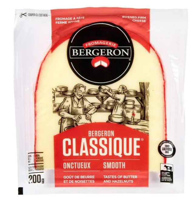 Classic Bergeron Ripened Firm Cheese, 500g