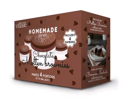 Gourmet Village Chocolate Molten Brownie Kit