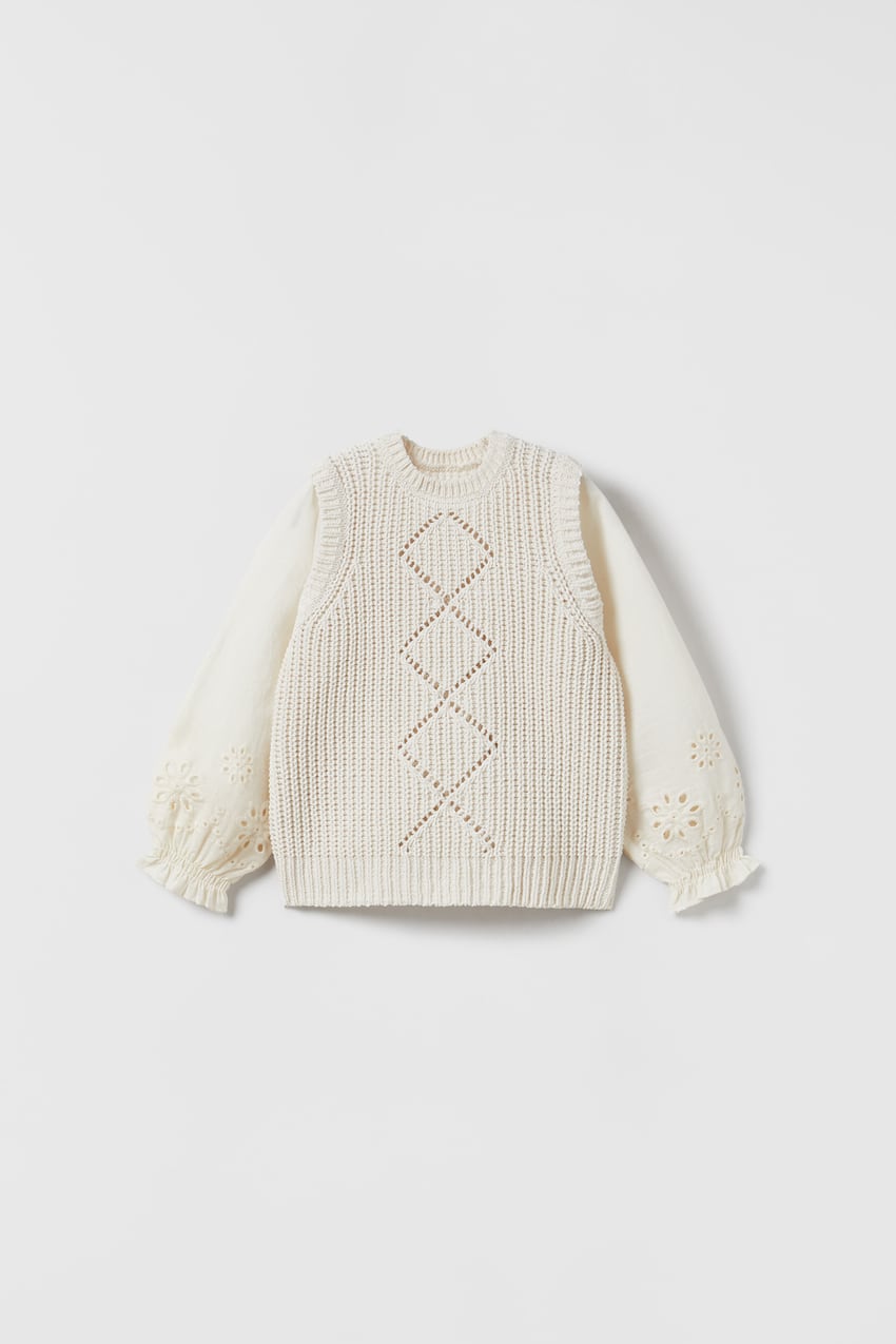 Chenille Knit Sweater, 9-12 mos