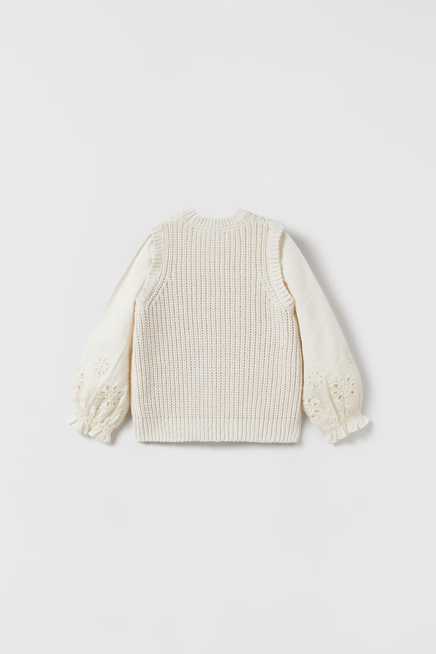 Chenille Knit Sweater, 9-12 mos