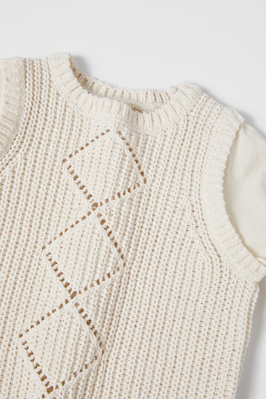 Chenille Knit Sweater, 9-12 mos