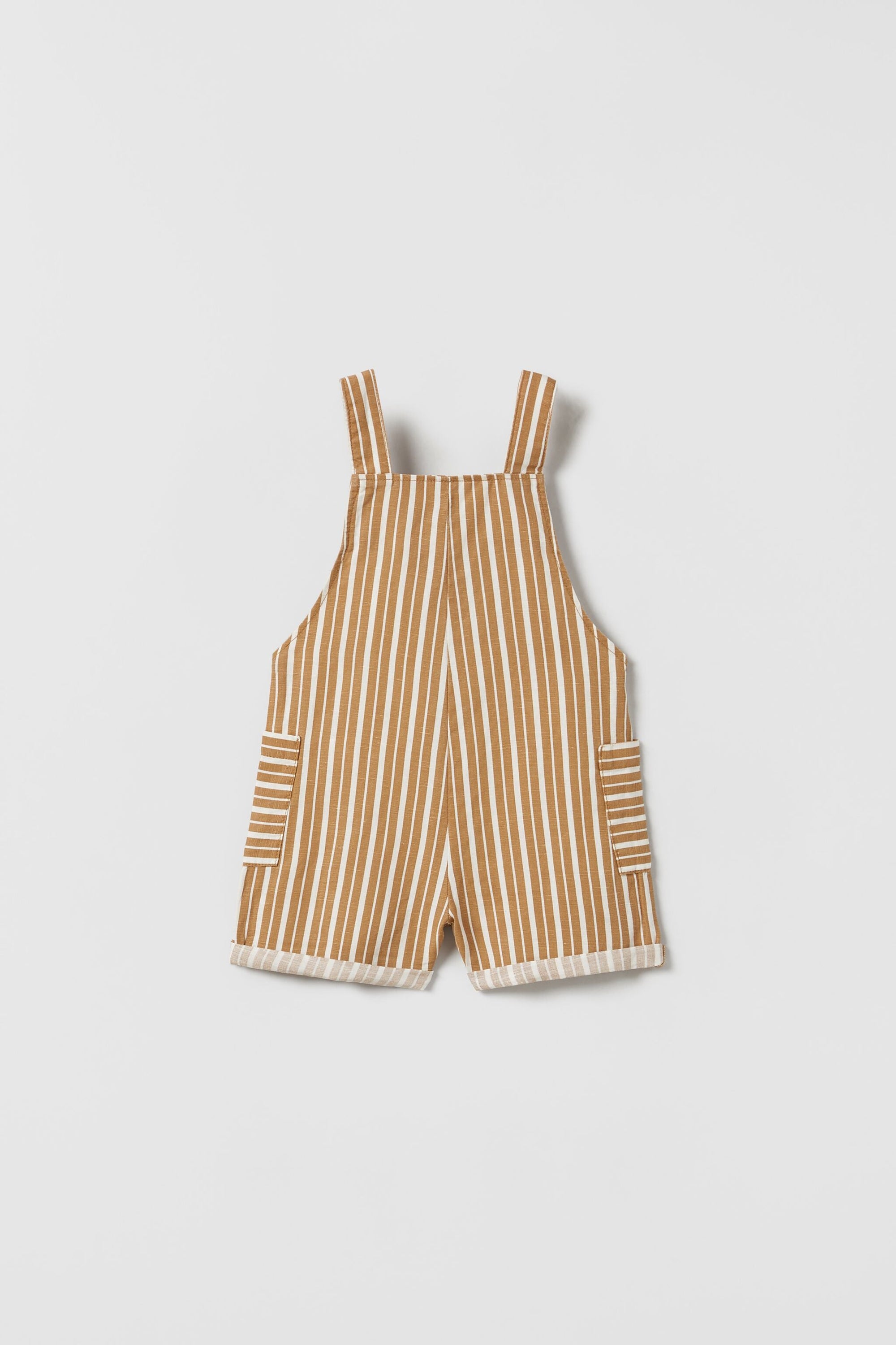 Linen Blend Overalls, sz 18mos