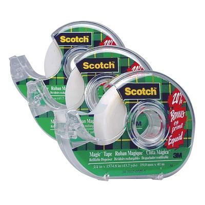 Scotch Magic Tape with Refillable Dispensers Value Pack