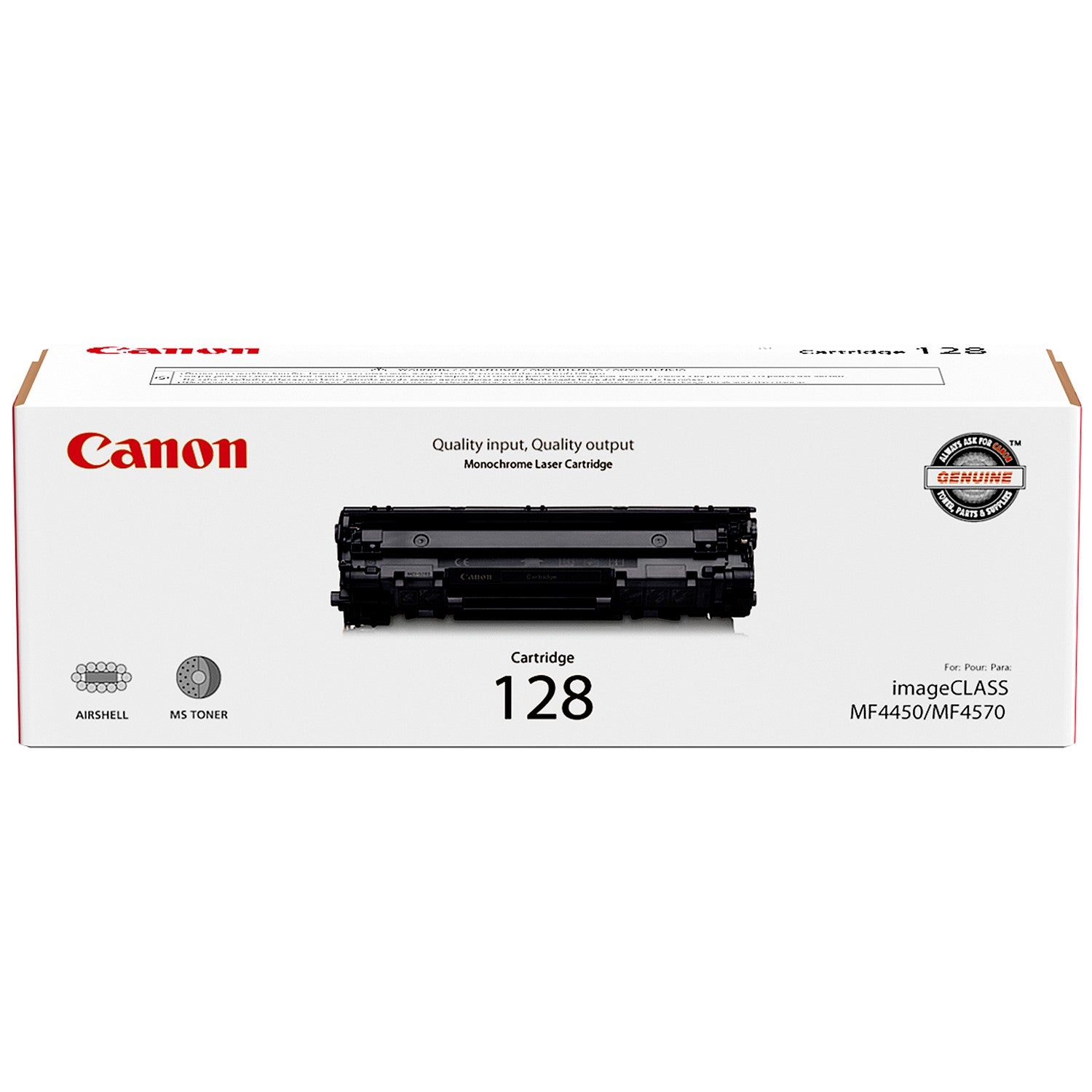 Canon 128 Original Black Standard Yield Toner Cartridge (3500B001)