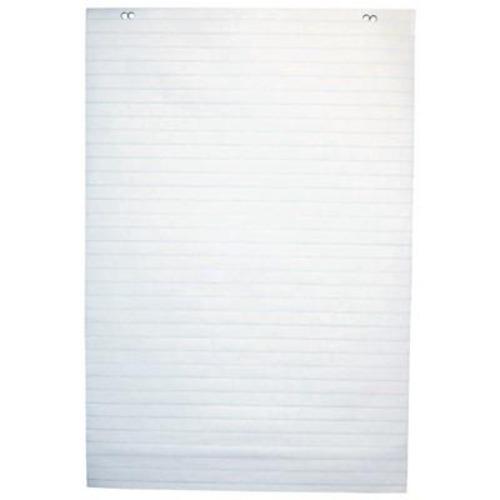 Iconex Easel Pad, White, 1" Ruled, 24" x 36", 50 Sheets/Pad