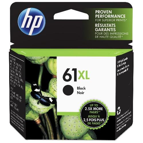 HP 61XL Black High Yield Original Ink Cartridge (CH563WN)