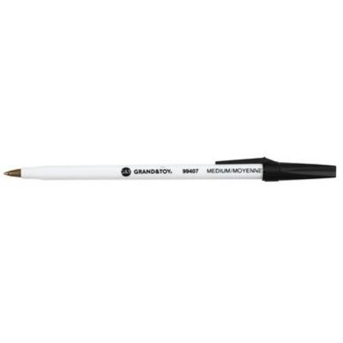 Ballpoint Pen Black 12/Box Medium Tip