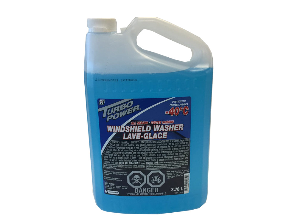 Turbo Power All Season Windshield Washer, -40*C, 3.78L