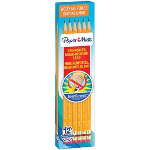 Paper Mate EverStrong Pencils, HB No.2, 12/PK