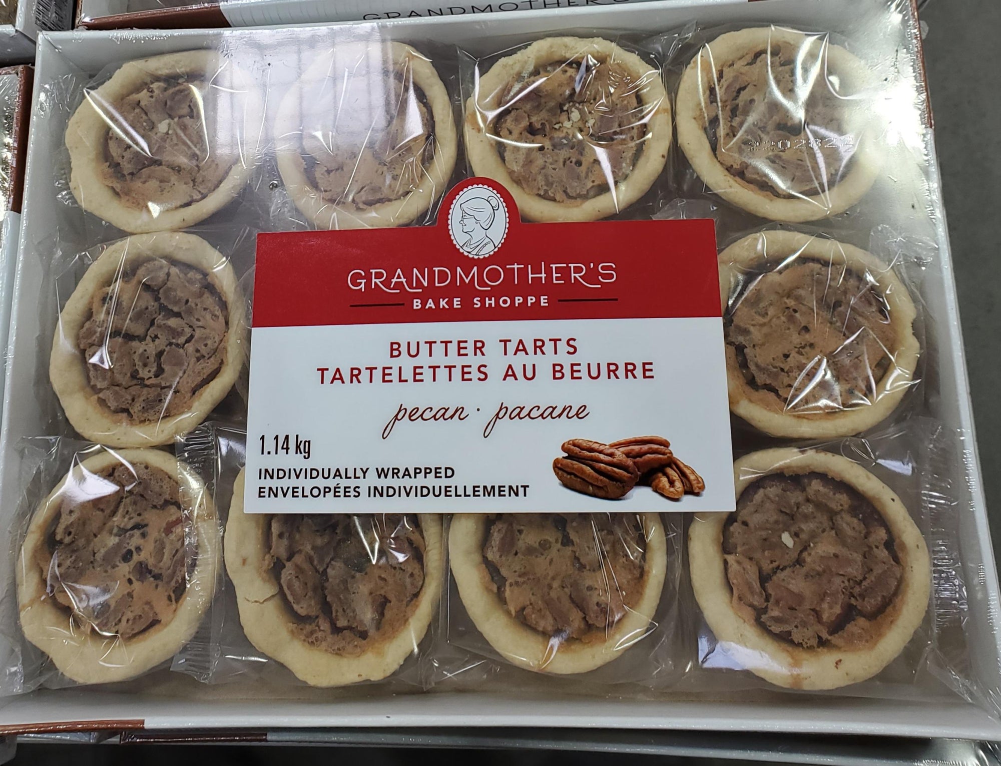 Grandmother's Bake Shoppe Pecan Butter Tarts, 12pk, 1.14kg