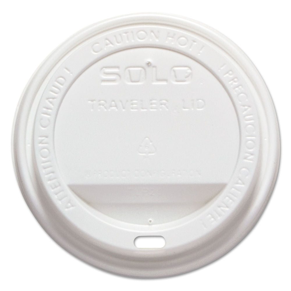 Dome White Lids, 10-24oz size, 50pk