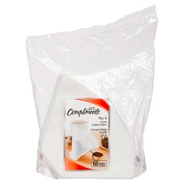 Compliments No.4 Cone Coffee Filters, 150 pk