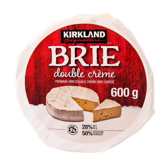 Kirkland Double Creme Brie Cheese, 600g