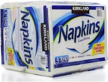 Kirkland Signature 1 Ply Napkins 260 pack