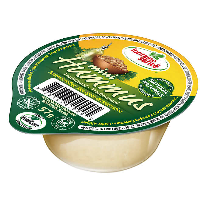 Fontaine Sante Mini Hummus, 16 x 57g