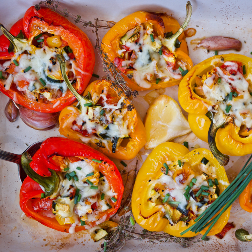 Stuffed Bell Peppers, GF, Serves 4-6