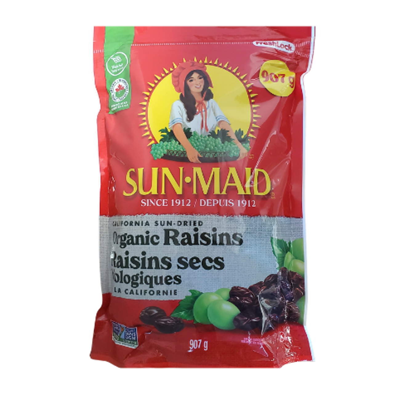 Sun Maid Organic Raisins, 907g