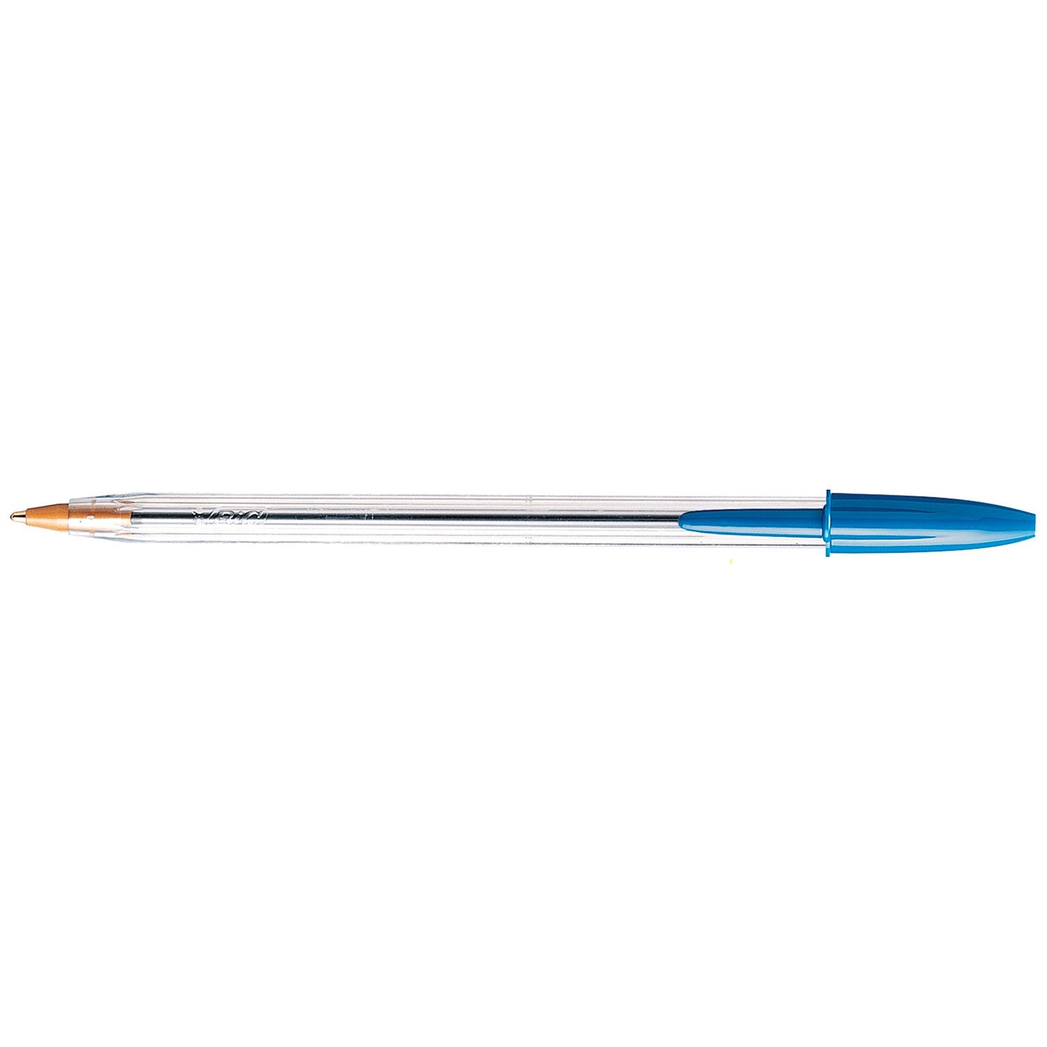 BIC Cristal Ballpoint Stick Pens, Blue, Medium Tip, 12/BX