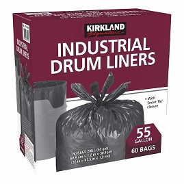 Kirkland Signature Drum Liners Bags, 60ct