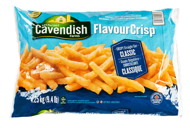 Cavendish Flavourcrisp Classic Straight Cut Fries 4.25kg