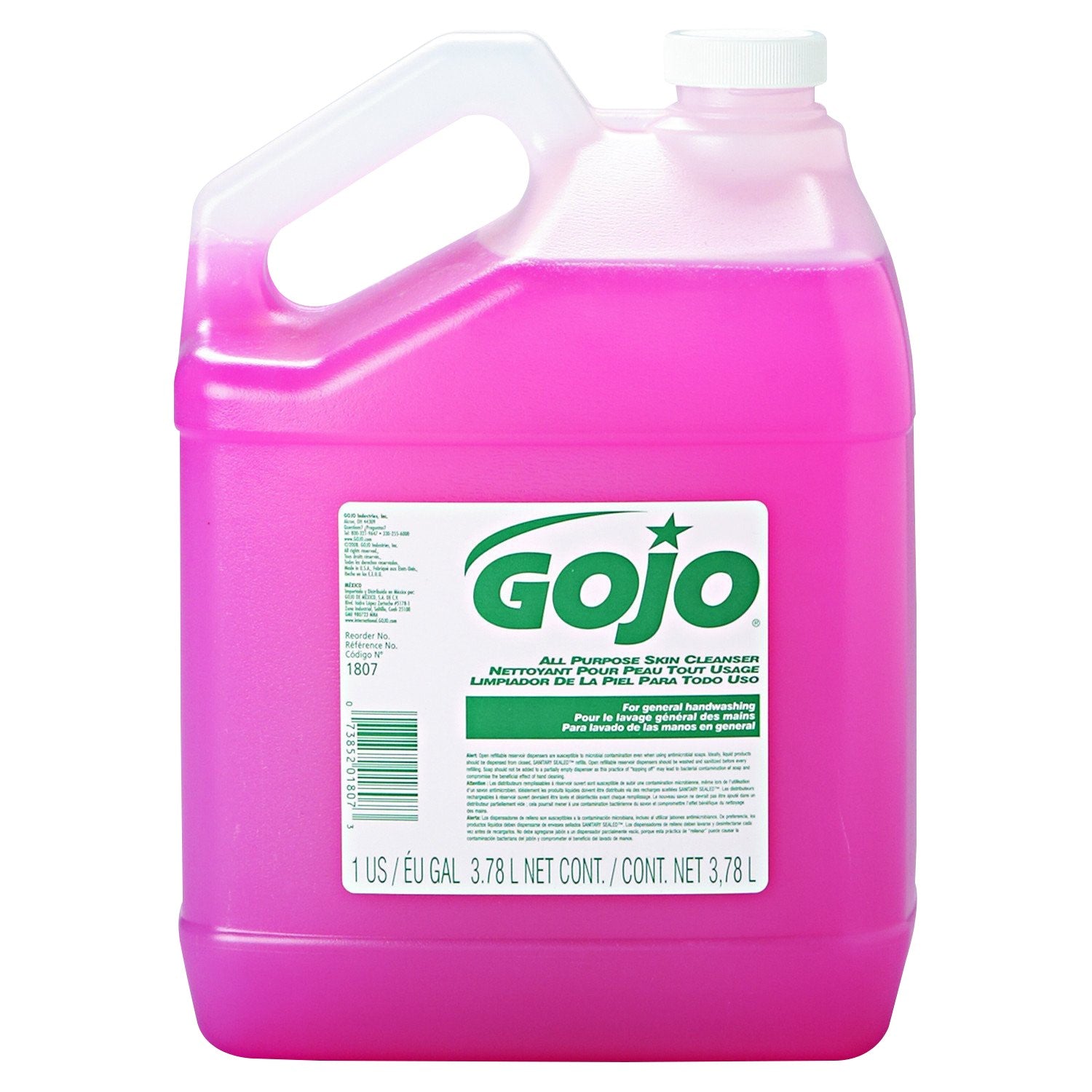 Gojo All-Purpose Hand Soap Refill, Light Floral Scent, 3.78 L