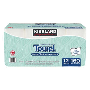 Kirkland Signature Paper Towel, 12 Rolls