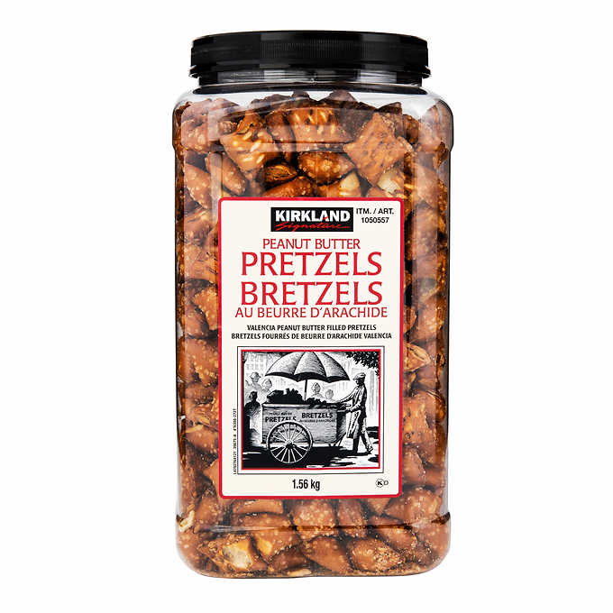 Kirkland Signature Peanut Butter Filled Pretzels 1.56Kg