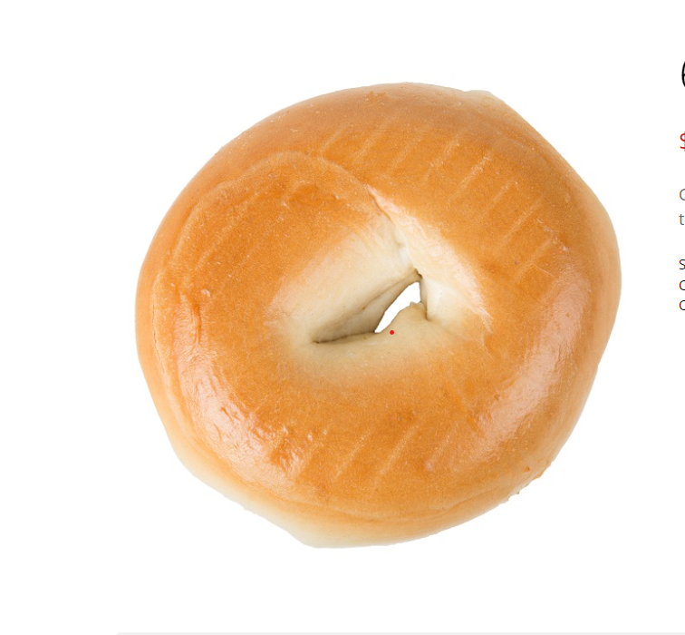 Plain Bagels 6pk, 2pk