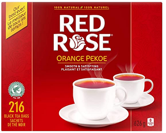 Red Rose Tea, Orange Pekoe, 72pk