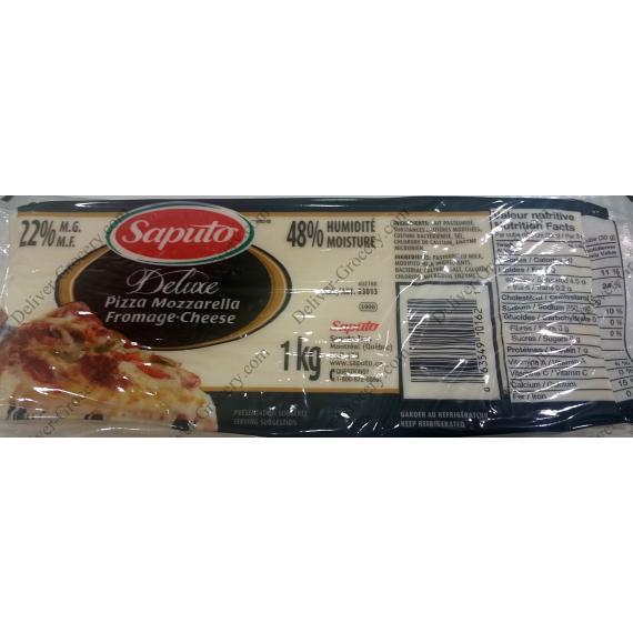 Saputo Deluxe Pizza Mozzarella Cheese, 1kg