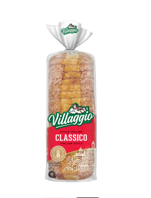 Villaggio Classico Thick Slice White Bread 675g, x2pk